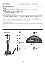 Quoizel TF6660BB Installation Manual preview