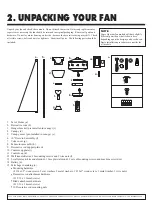 Preview for 4 page of QUORUM INTERNATIONAL Mykonos 72" Installation Instructions Manual