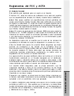 Preview for 36 page of Qwest qw2621 Manual Del Usuario