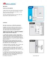 Preview for 3 page of R.E Williams Contractor CODELOCK CL4210 Installation Manual