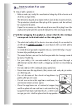 Preview for 23 page of R.G.V. FAST FREEZER AB2TB Instruction Manual