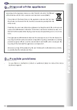 Preview for 36 page of R.G.V. FAST FREEZER AB2TB Instruction Manual