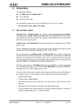 Preview for 7 page of R.V.R. Electronica PJ500C-LCD User Manual