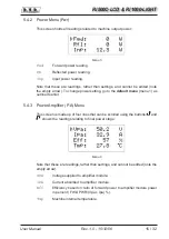 Preview for 19 page of R.V.R. Electronica PJ500C-LCD User Manual