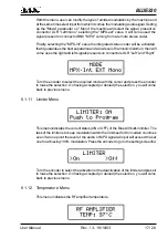 Preview for 21 page of R.V.R. Elettronica BLUES 30 User Manual