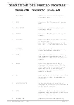 Preview for 67 page of R.V.R. Elettronica PTX30-UHT Installation, Technical And Maintenance  Manual