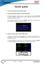 Preview for 6 page of R.V.R. Elettronica TEX1003TFT User Manual