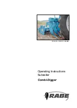 Preview for 1 page of Rabe Combi-Digger Series Operating Instructions Manual