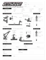 Preview for 28 page of Racers Edge Pro 2 Short Course User Manual