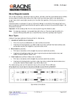 Preview for 8 page of Racine Railroad Products 910198 Operating Manual