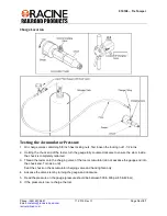 Preview for 16 page of Racine Railroad Products 910198 Operating Manual