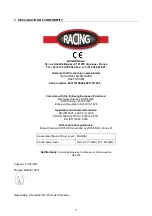 Preview for 17 page of Racing RAC5175SPM Instruction Manual