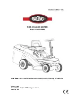 Racing RAC62PRRS Original Instructions Manual preview