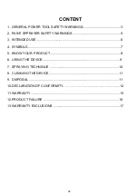 Preview for 2 page of Racing RACSP450PW User Manual