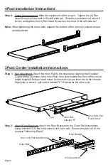 Preview for 4 page of RackSolutions 2Post Installation Instructions Manual