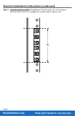 Preview for 4 page of RackSolutions 2UKIT-101 Installation Instructions Manual