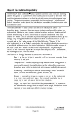 Preview for 18 page of Radar Electronics PreView Side Defender SDR8503 Operating Manual