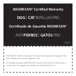 Preview for 38 page of Radarcan DOG CAT REPELLER PRO R-304 User Manual