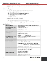 Preview for 6 page of Radcal Dynalyzer IIIU Operation Manual