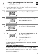 Preview for 49 page of RADEMACHER 9485 Instruction Manual For The Electrical Connection And For Commissioning