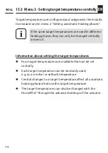 Preview for 74 page of RADEMACHER 9485 Instruction Manual For The Electrical Connection And For Commissioning