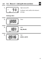 Preview for 77 page of RADEMACHER 9485 Instruction Manual For The Electrical Connection And For Commissioning