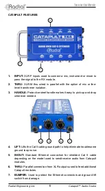 Preview for 4 page of Radial Engineering Catapult RX4 User Manual