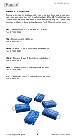 Preview for 6 page of Radial Engineering Catapult RX4 User Manual