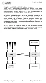 Preview for 9 page of Radial Engineering Catapult RX4 User Manual