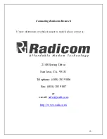 Preview for 23 page of Radicom Research WiFiHU2-NE Designer'S Manual