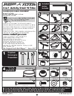 Radio Flyer 4-in-1 Activity Stroll 'N Trike 484 Manual preview