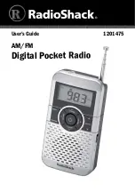 Radio Shack 1201475 User Manual preview