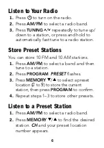 Preview for 6 page of Radio Shack 1201475 User Manual