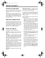 Preview for 8 page of Radio Shack 16-634 Owner'S Manual