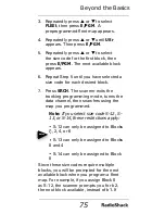 Preview for 75 page of Radio Shack 20-528 User Manual