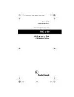 Preview for 1 page of Radio Shack 21-1628 Owner'S Manual