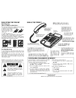 Preview for 2 page of Radio Shack 43-1301 Owner'S Manual