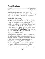 Preview for 8 page of Radio Shack 6300509 User Manual