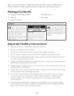 Preview for 2 page of Radio Shack 6400266 User Manual