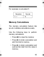 Preview for 63 page of Radio Shack 65-743 Owner'S Manual