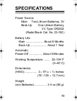 Preview for 79 page of Radio Shack 65-743 Owner'S Manual