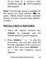 Preview for 23 page of Radio Shack 65-779 Owner'S Manual