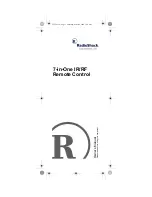 Radio Shack 7-in-One IR Owner'S Manual preview