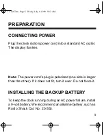 Preview for 5 page of Radio Shack CHRONOMATIC-312 Owner'S Manual