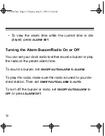 Preview for 12 page of Radio Shack CHRONOMATIC-312 Owner'S Manual