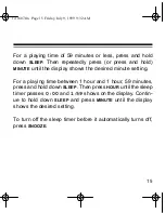 Preview for 15 page of Radio Shack CHRONOMATIC-312 Owner'S Manual