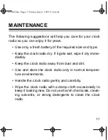 Preview for 17 page of Radio Shack CHRONOMATIC-312 Owner'S Manual