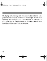 Preview for 18 page of Radio Shack CHRONOMATIC-312 Owner'S Manual