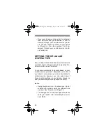 Preview for 26 page of Radio Shack CT-400 Owner'S Manual