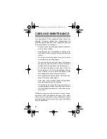 Preview for 60 page of Radio Shack CT-400 Owner'S Manual